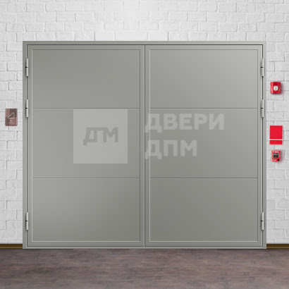 Распашные огнеупорные ворота типа защиты EI-90 ВПМ-153